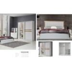 160x200 Complete bedroom set Swedzo Roya