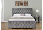 PRESTIGE UPHOLSTERED BED WITH DIAMOND VELVET 140/190 - Image 2