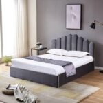 160/200 Doha Velvet Bed with Storage