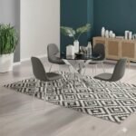 Round table with chairs