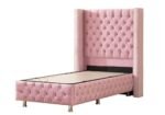 90x190 Children's Storage Bed CLOUTE - Tufted Velvet - Image 7
