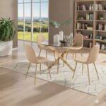 Round Table with 4 Chairs