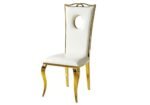 4 Royal Chairs with Gold Legs