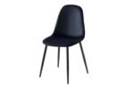 4 and 6 Scandi Chairs with Seamless Black Legs - Image 2
