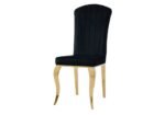 4 Louise Velvet Chairs - Image 5