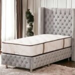 90x190 Children's Storage Bed CLOUTE - Tufted Velvet