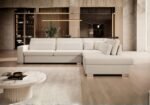 VALERIA CORNER SOFA BEIGE VELVET