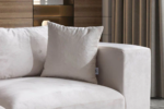Azra Modular Sofa in Off-White Velvet - Image 6