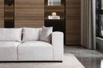 Azra Modular Sofa in Off-White Velvet - Image 5