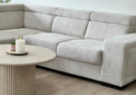 Karola Convertible Sofa in Marbella Cream and Anthracite Fabric - Image 2
