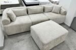 Mila Modular Sofa in Marbella Cream Fabric - Image 4