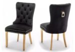 LORA gold upholstered chair
