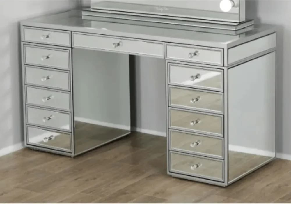 Dressing table with 13 drawers, 130x54.5x80 cm