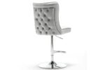 E 2 or 4 Gabrielle bar stool chrome anthracite