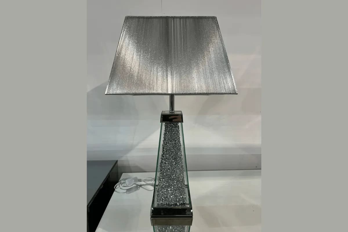 Rhinestone Lamp 16x16x52 CM