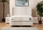 COCO White Off-White Storage Bed - Velvet - Image 7