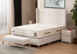 COCO White Off-White Storage Bed - Velvet - Image 2