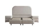Jade Chenille Off-White Storage Bed - Image 4