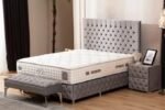LAGOS GREY Storage Bed - Tufted Velvet - Image 6
