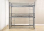 Trio Metal Bunk Bed 1 Place 90e190 cm - Image 2