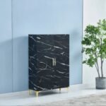 Shoe Cabinet with Gold Legs