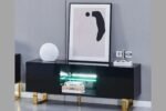 Alya Lacquered Wood TV Stand