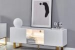 Alya Lacquered Wood TV Stand - Image 3