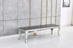Baroque Chrome TV Stand 160x45x45 CM - Image 2