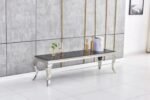Baroque Chrome TV Stand 160x45x45 CM - Image 3