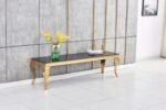Baroque Gold TV Stand 160x45x45 CM - Image 4