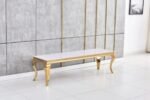 Baroque Gold TV Stand 160x45x45 CM - Image 3