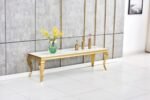 Baroque Gold TV Stand 160x45x45 CM