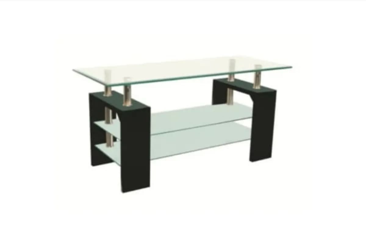 Gloria Black TV Stand 110x45x50 cm