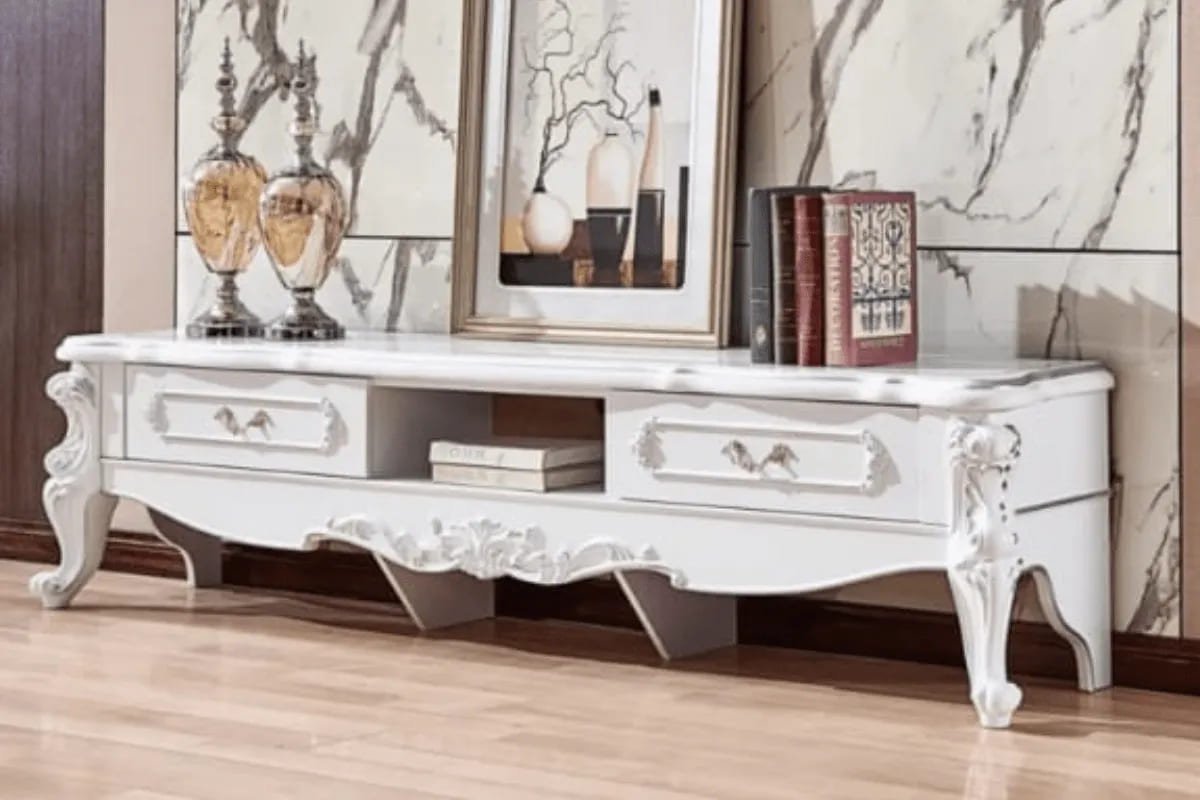 Louise White TV Stand