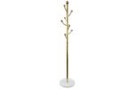Gold-Plated Coat Rack With Ceramic Base - Image 3