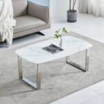Lola Silver Marble Coffee Table