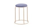 Velvet Gold Stool - Image 2