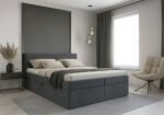 140x200 Bed with storage compartment and 20+5 cm mattress