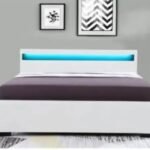 Bed Drawers with White LED Lighting