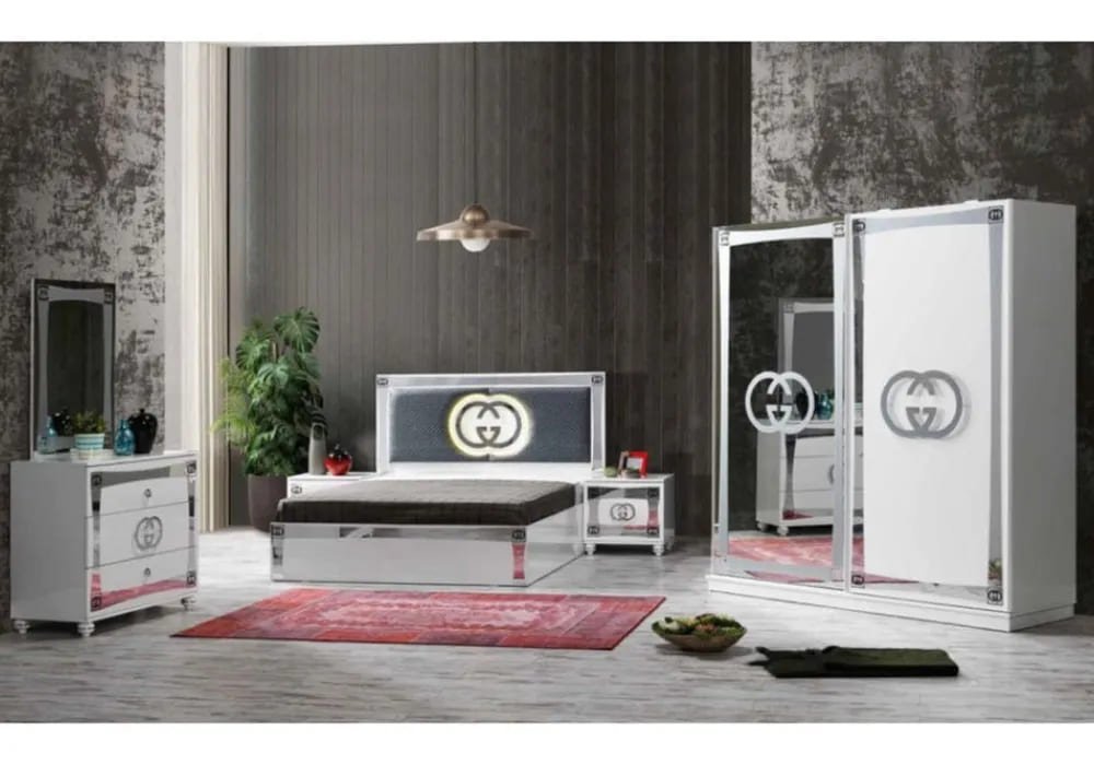 Complete Gucci bedroom set in white