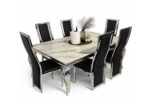 Louise Table with black chairs - Image 2