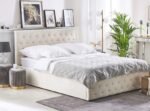 PRESTIGE UPHOLSTERED BED WITH DIAMOND VELVET 140/190 - Image 4