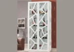 DESIGNER DISPLAY CASE WITH 2 DOORS IN LACQUERED WOOD AND GLASS - Image 8