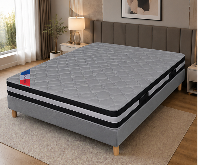 Sommier 160x200 cm Premium – Structure Renforcée, Design Élégant et Qualité Supérieure – Image 4