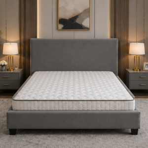 Lit Simple 140x190 cm – Design Moderne, Structure Robuste et Confort Premium pour Chambre Adulte