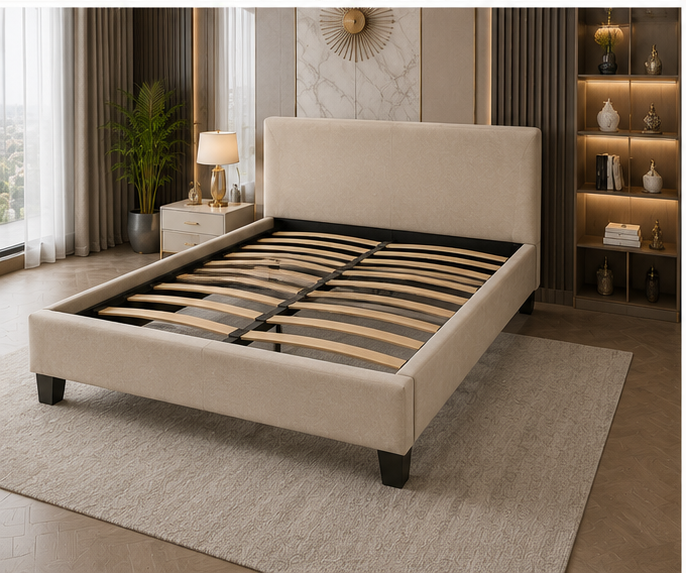 Lit 160x200 cm – Design Moderne, Structure Robuste et Confort Premium pour Chambre Adulte – Image 4