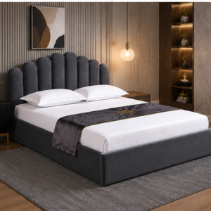 Lit Coffre 160x200 cm – Cadre de Lit Premium avec Rangement Caché
