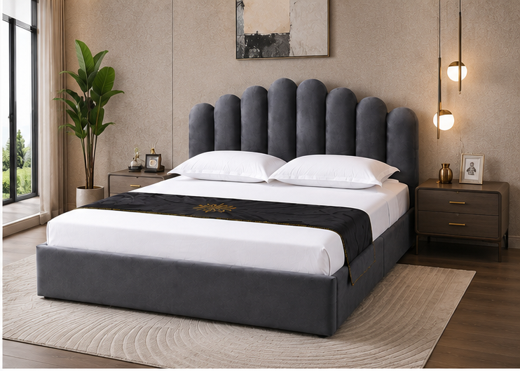 Lit Coffre 160x200 cm – Cadre de Lit Premium avec Rangement Caché – Image 3