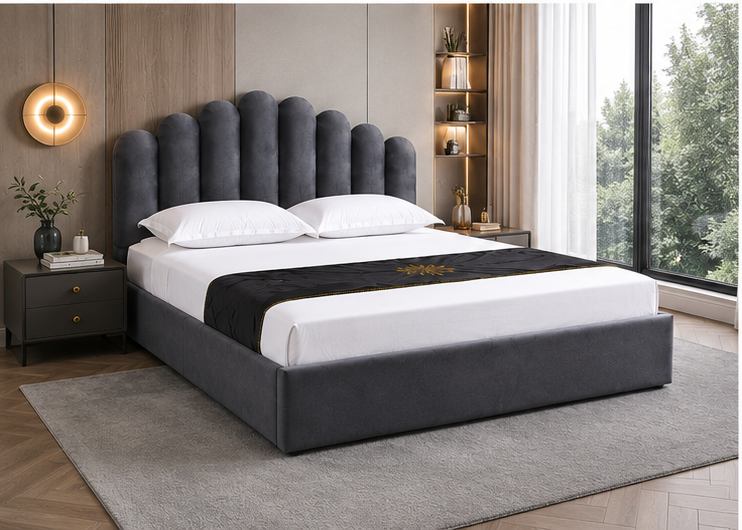 Lit Coffre 160x200 cm – Cadre de Lit Premium avec Rangement Caché – Image 2