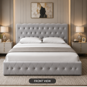 Lit Coffre 180x200 cm – Lit King Size avec Rangement Intégré